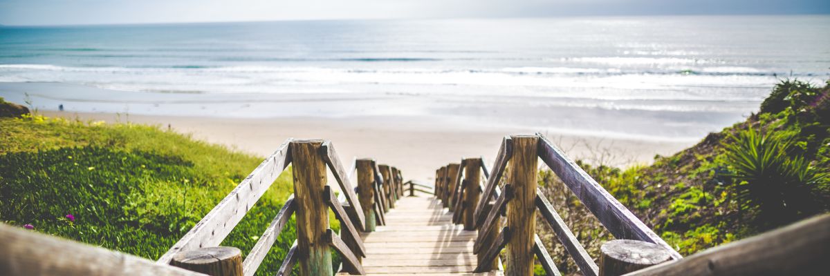 Treppe am Strand
